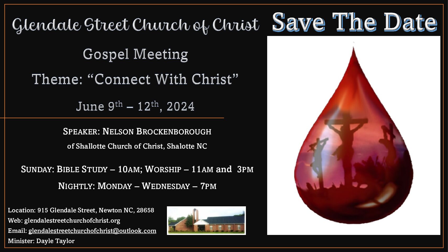 Gospel Meeting 2024 – “Save the Date”